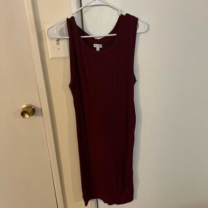 Maroon Dress